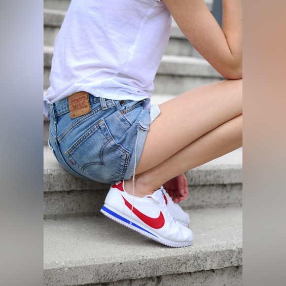 Wmns 8.5 Classic Cortez Leather OG ‘White Red’ - Picture 1 of 9